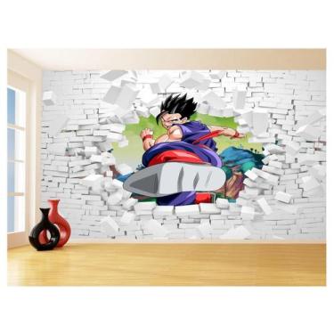 Imagem de Papel De Parede 3D Dragon Ball Goku Vegeta Anime 3,5M Dbz82 - Você Dec