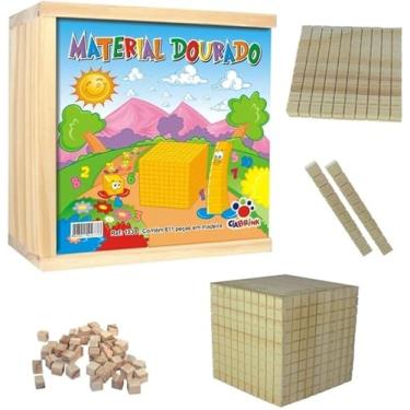 Imagem de Ciabrink, Material Dourado 611 Peças em Madeira - PROFESSOR