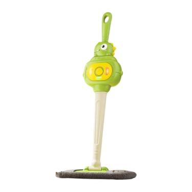 Imagem de JunZheHub Esfregão Infantil com Luzes E Sons, Brinquedo Interativo para Crianças, Ideal para Presente de Aniversário. Possui Almofada Lavável E é Uma Ferramenta, Verde