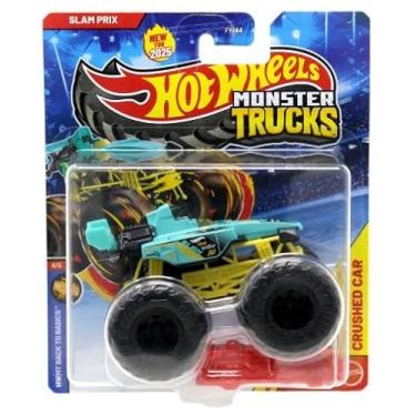Imagem de Hot Wheels Monster Trucks Diecast Slam Prix 4/6 Back to Basics1:64 Scale