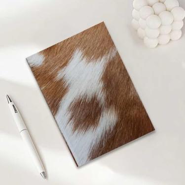 Imagem de Caderno com estampa de vaca, caderno A5 para anotações de escritório, agenda de 21 x 14,7 cm, agenda de viagem, presentes para amantes de vacas-5