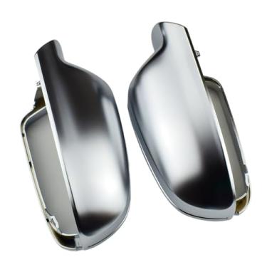 Imagem de Compatível Com Audi A3 A4 A5 B8.5 B8K 2011-2016 8F0857527B 8F0857528B Capa De Espelho Retrovisor Cromada Fosca, Modelo S Line(With Side Assist)