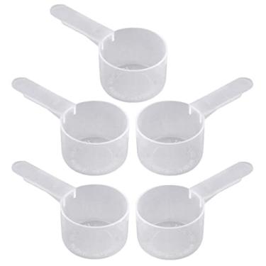 Imagem de Colher medidora de plástico de 29,6 ml (= 6 colheres de chá/ = 29,6 cc/= 2 colheres de sopa/29,6 ml), cabo médio - para medir e distribuir especiarias, grânulos, pós, para embalagem de sementes (5)