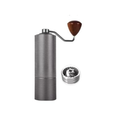 Imagem de Moedor de Café Ajustável Com Pincel 20g Capacidade(cinza escuro 20g)