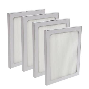 Imagem de PUREBURG Filtro de substituição compatível com desumidificador Santa Fe Compact70 Compact2 Ultra70, pacote com 4 MERV 13 para poeira limpa a ar