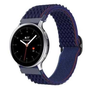 Imagem de Pulseira Nylon Loop para Relógio e Smartwatch 20mm e 22mm - Poolsy, Az