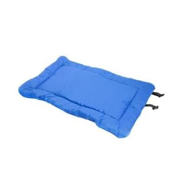 Imagem de Colchonete Impermeável para Cachorro e Gato 90x60cm – Cama Pet Portátil para Viagem, Passeio e Casa(Azul)