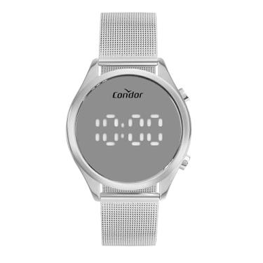 Imagem de Relógio Condor Feminino Digital Prata - COMD26AAB/4K