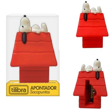 Imagem de APONTADOR ESCOLAR CASINHA SNOOPY - 1 FURO - TILIBRA