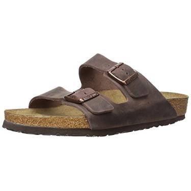 Imagem de Birkenstock Arizona - Couro (unissex), Habana, 8-8.5