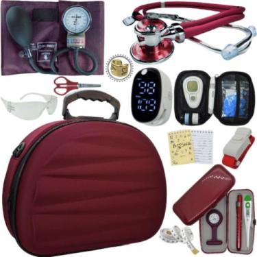 Imagem de Kit Enfermagem Maleta Medica Super Luxo Completa Promocao - Love Saude