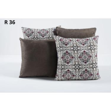 Imagem de Capas Jacquard para Almofada Kit 4 Peças 36 - Wellus Enxovais