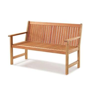 Imagem de Banco Ripado 2 Lugares em Madeira Jatobá - Casa e Jardim Móveis, Marro