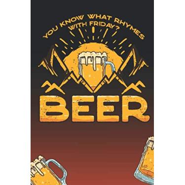 Imagem de Beer - Rhymes with Friday Funny - Bar: Ready to Play Paper Games | Brewing/Hangman, Tic Tac Toe, Four In A Row, Battleships (6 x 9 inches - approx ... Trip Entertainment Pencil and Paper Games