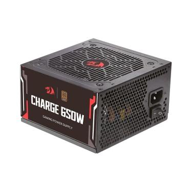 Imagem de Fonte Gamer Redragon Charge, 650W, ATX, 80 Plus Bronze, Preto