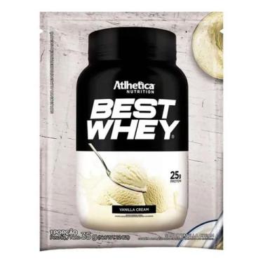 Imagem de Best Whey Sachê 35g Baunilha Athletica Nutrition 25g Proteína - Atlhet