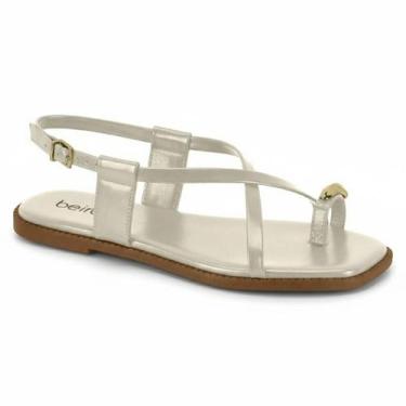 Imagem de Sandália de Dedo Beira Rio Rasteirinha Fivela Confortável Original -, 