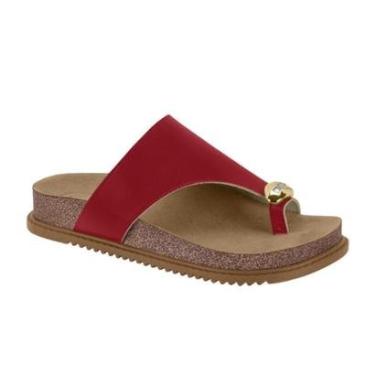 Imagem de Sandalia Papete Feminina Beira Rio Confortavel Dedo Anel Ref: 8524.110-Feminino