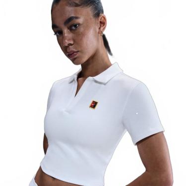 Imagem de Camisa Polo Nike Court Heritage Cropped Feminina-Feminino