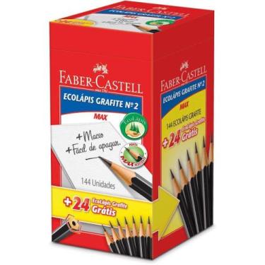 Imagem de Lápis Preto Sextavado Ecolápis Nr2 144un - Faber-Castell