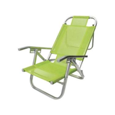 Imagem de Cadeira De Praia Dobrável Em 5 Posições Botafogo - Botafogo Lar & Laze