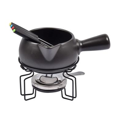 Imagem de Fondue 7 Peças Em Cerâmica 23cm Dynasty Preto