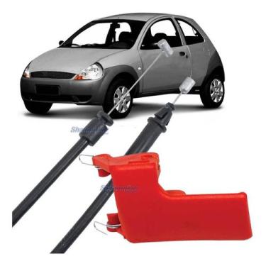 Imagem de Maçaneta Interna + Cabo Puxador do Capô Ford Ka 1997 a 2007      - SHA