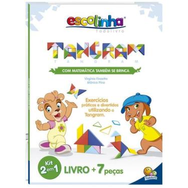 Imagem de Livro - Com Matemática também se brinca:Tangram(Escolinha T)