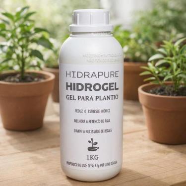 Imagem de Hidrogel Plantio 1kg  Mantém Umidade do Solo e Reduz Frequência de Reg