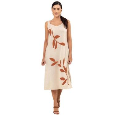 Imagem de Vestido Chique SM Midi com Fendas e Aplicação - Cor do Céu, Westar, G