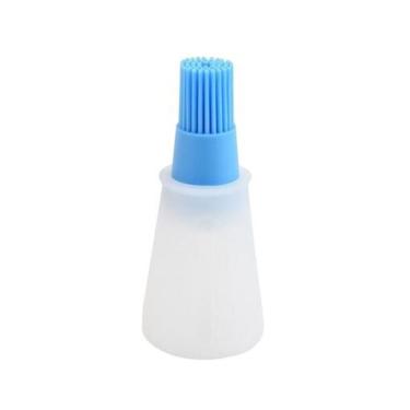 Imagem de Pincel Culinário com Reservatório para Óleo Silicone Atóxico e Plástico Design Ergonômico 60ml Easy Kitchen