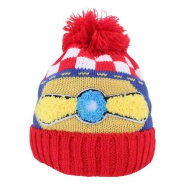 Imagem de Touca Gorro Infantil Vermelha Aviador Colorida Tamanho Único - Gici Ve