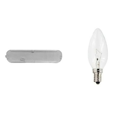 Imagem de Kit Suggar: Lente Luminária Depurador Slim + Lâmpada Slim Vidro 220v A