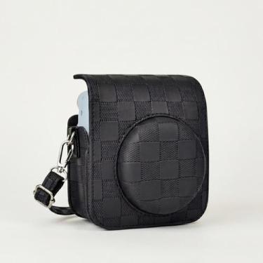 Imagem de Bolsa Estojo Protetor para Câmera Instax Mini 12 em Couro PU Premium c