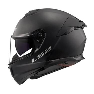Imagem de Capacete LS2 Stream II FF808 Monocolor Preto Fosco Com Óculos Solar, P