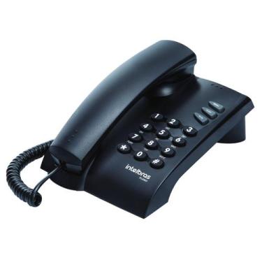 Imagem de Telefone Intelbras Pleno C/ Fio, S/ Chave De Bloqueio, Preto - 4080051