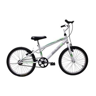 Imagem de Bicicleta Aro 20 Infantil Masculina Rodinha+capacete (Branco)