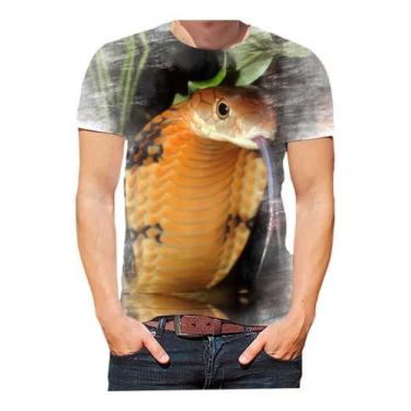 Imagem de Camisa Camiseta Cobra Serpente Anaconda Sucuri Bichos Hd 02 - Estilo K