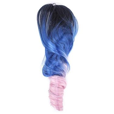 Imagem de Peruca De Rabo De Cavalo De 3 Cores, Extensões De Cabelo Com Grampo De Garra, Peruca Encaracolada Para Festa E Uso Diário, Peruca De Rabo De Cavalo De 55 Cm Para Mulheres(1)