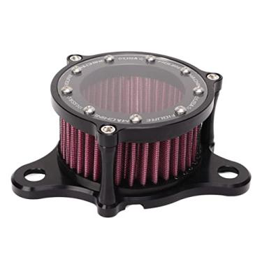 Imagem de Filtro de Ar de Admissão de Motocicleta ABS e Entrada de Estilo de Cone de Metal Substituição Completa para 883 Deluxe Hugger XLH883 XLH883 2004 Kit de Filtro de Ar de Motocicleta