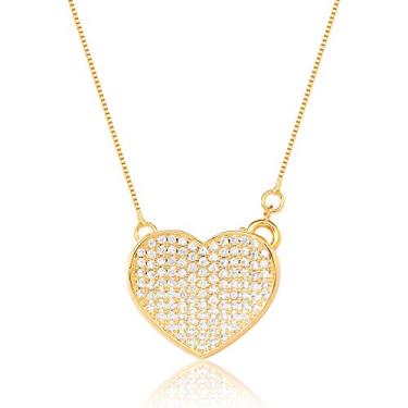 Imagem de COLAR CORAÇÃO ESTILO 108P 1MM CI 45CM