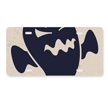 Imagem de DIYthinker Placa de carro Angry Halloween Ghosts decoração de carro acessório de aço inoxidável