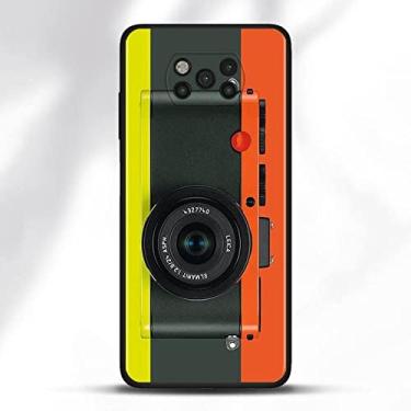 Imagem de Capa traseira para Xiaomi Poco X3 NFC X3 F3 M3 TPU Cover para Redmi Note 8 8T 9 9T 9S 10 Pro Phone Cover Vintage Tape Camera, B05, para Poco phone F1