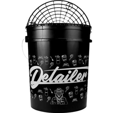 Imagem de Balde Lavagem Automotiva e Uso Geral Resistente Grande 19 Litros + Separador de Sujeira e Particulas Detailer
