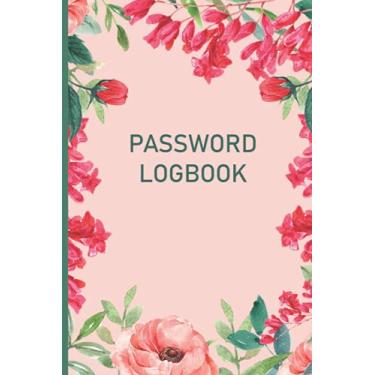 Imagem de Password Logbook: Beautiful Red Floral Cute Notebook Logbook Journal for Track Internet Email List, Username and Password Organizer with ... Password Again | Suitable for Home and Office