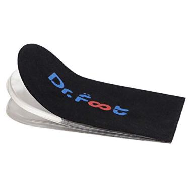 Imagem de Inserções ortopédicas ajustáveis para elevação do calcanhar Dr. Foot, palmilha de aumento de altura para discrepâncias no comprimento da perna, esporão no calcanhar, dor no calcanhar, lesões