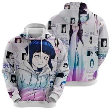Imagem de Blusa Moletom Sublimação Blusão Full Print com Capuz Anime Novidade-Unissex