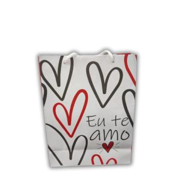 Imagem de Sacola De Papel Personalizadas Dia Das Mães - 10 Unidades (Branca)