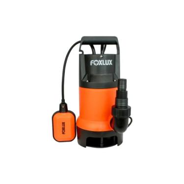 Imagem de Bomba Submersível 1CV 750W 127V Foxlux Bomba Sapo 13000Lh com Chave Boia Automática. Ideal para drenagem e esgotamento de água limpa ou suja