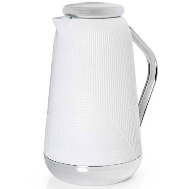 Imagem de Garrafa Termica 1L Bari PLUS Branca para CHA e Cafe Termopro